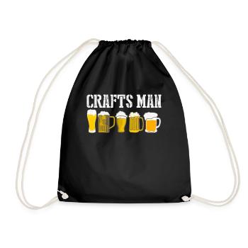 Craft beer brewing Hops Malt - Turnbeutel - Schwarz - Vorne