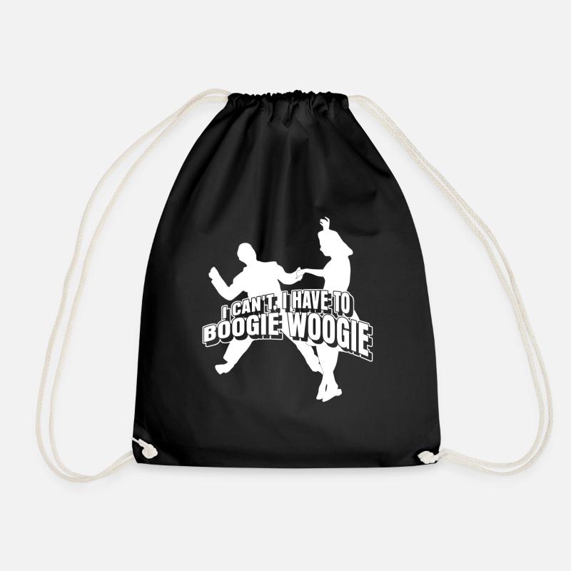 Boogie Woogie Dancing Swing - Turnbeutel - Schwarz