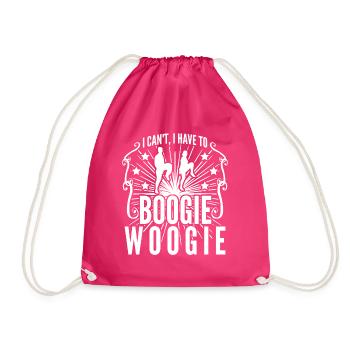 Boogie Woogie Swing Dancing - Turnbeutel - Fuchsia - Vorne