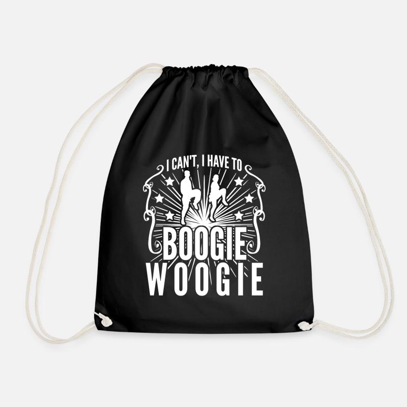 Boogie Woogie Swing Dancing - Turnbeutel - Schwarz