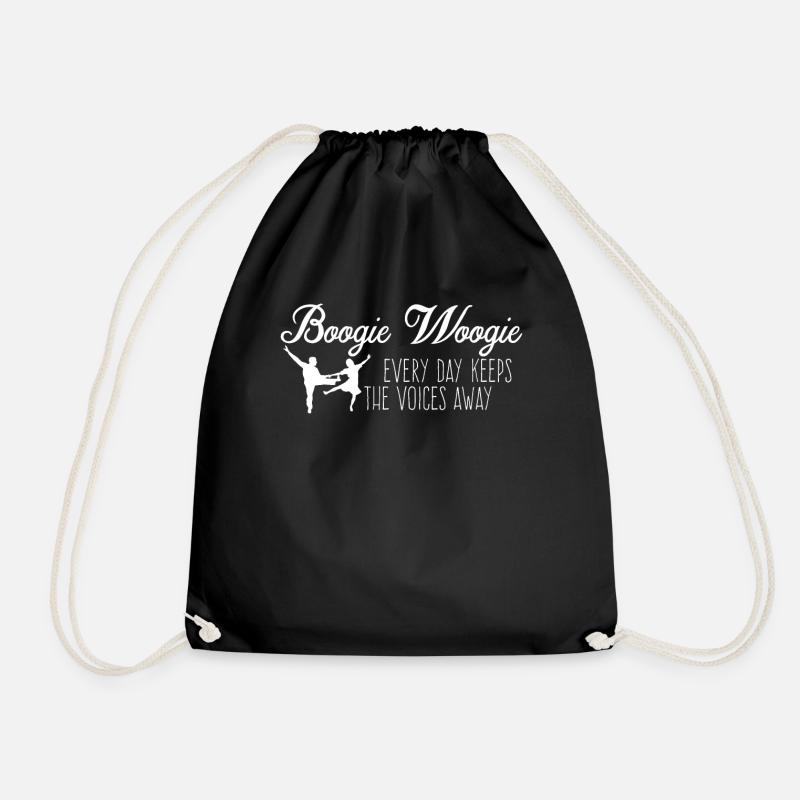 Boogie Woogie Dancer Swing Dancing - Turnbeutel - Schwarz