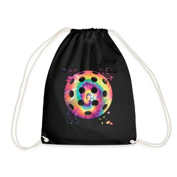 Wiffleball Club Pickleball Team - Drawstring Bag - black - Front