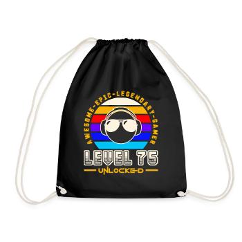 Level 75 - Sac de sport léger - noir - Devant