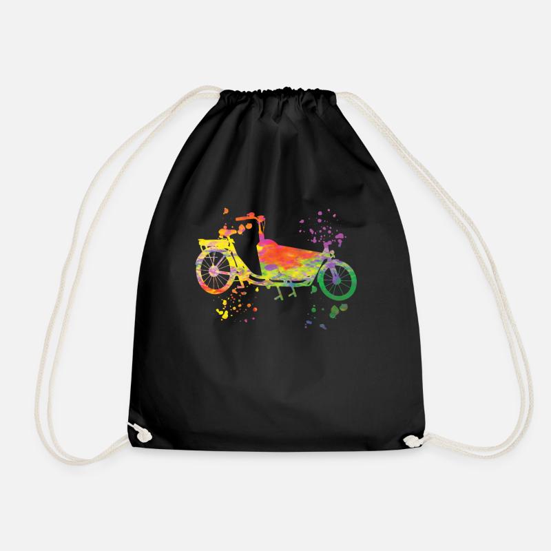 Schwerlastrad Lastenfahrrad Cargobike Lastenrad - Turnbeutel - Schwarz
