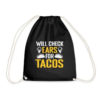 Audiology Audiologists - Drawstring Bag - black - Front
