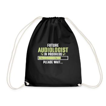 Audiology Audiologists - Drawstring Bag - black - Front