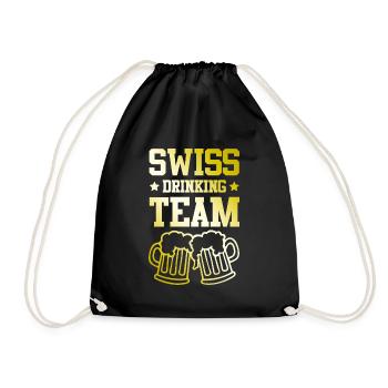 Suisse Drinking Team Suisse - Sac de sport léger - noir - Devant