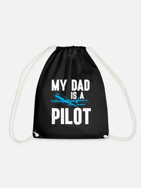 Citation du pilote Flight Lover Aircraft Aviation - Sac de sport léger - noir