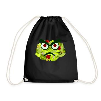 Salade Salades Vegan - Sac de sport léger - noir - Devant