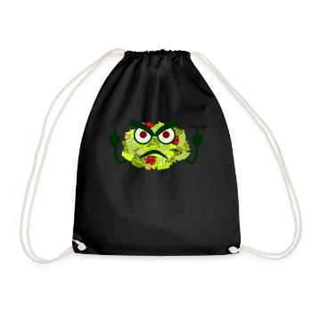 Salad Grumpy Salads Vegan Vegetarian - Turnbeutel - Schwarz - Vorne