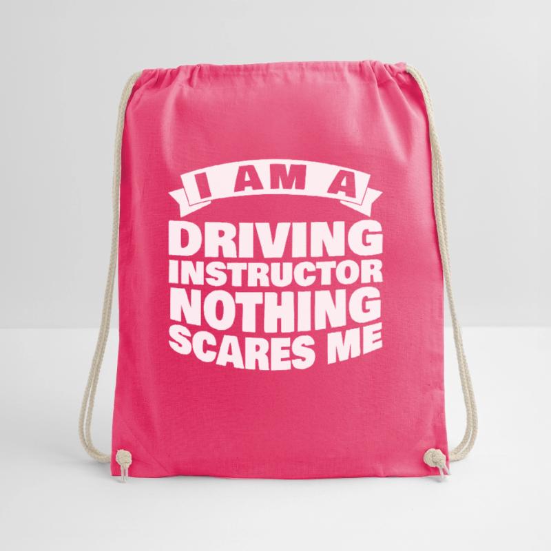 Driving Instructor Joke Learner Driver Drawstring Bag