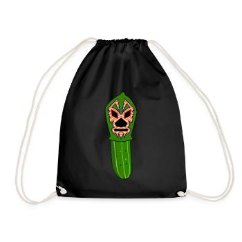 Lucha Libre Concombre Luchador Lutte - Sac de sport léger - noir - Devant