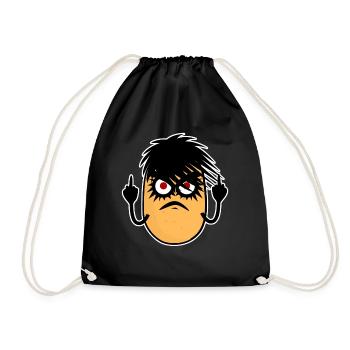 Goth Potato Gothic - Drawstring Bag - black - Front