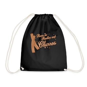 Churros Sunshine Churrería - Sac de sport léger - noir - Devant