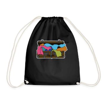 Valise Voyage Vacances Bagages - Sac de sport léger - noir - Devant