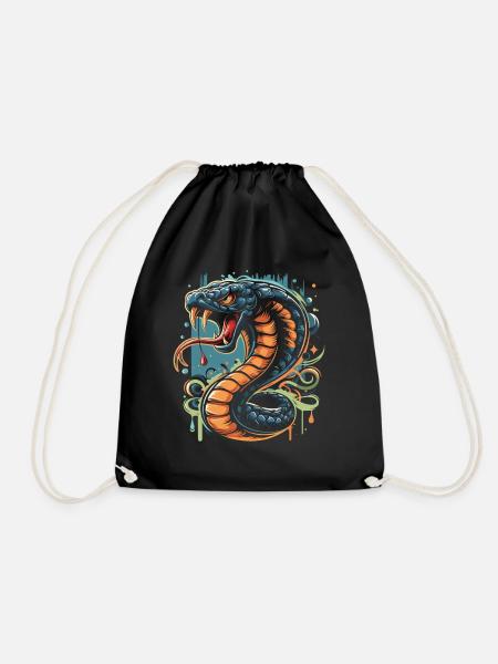 Cobra graffiti - Sac de sport léger - noir