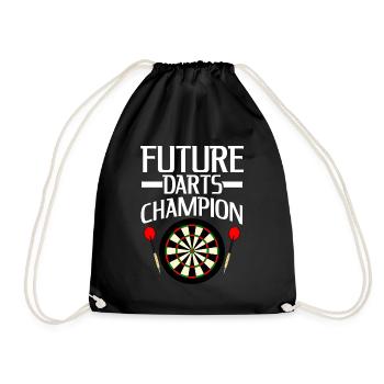 Fléchettes Blague Joueur de fléchettes Jeu de fléchettes - Sac de sport léger - noir - Devant