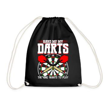 Fléchettes Jeu De Fléchettes Joke Joueur de fléchettes - Sac de sport léger - noir - Devant
