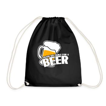 Brassage de bière Brasserie à domicile Bière artisanale - Sac de sport léger - noir - Devant
