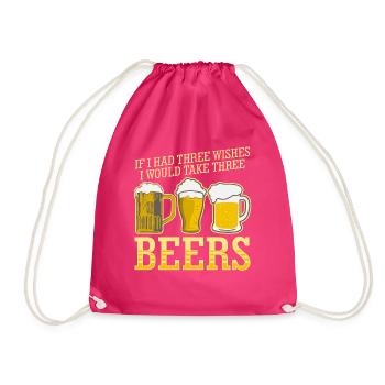 Bière Home Brasserie Brassage de bière artisanale - Sac de sport léger - fuchsia - Devant
