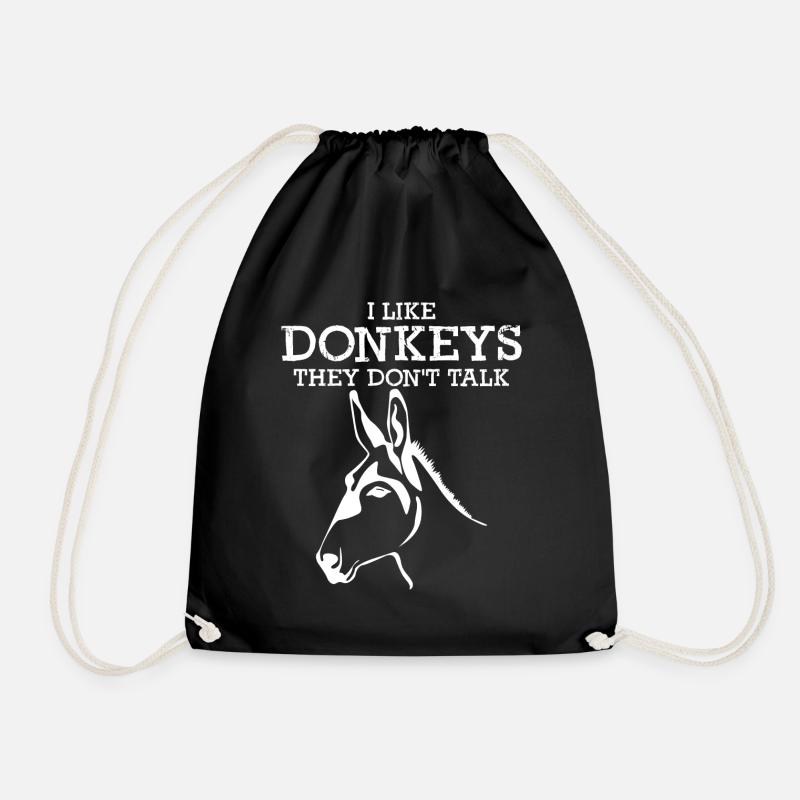 Ânes Blague Âne - Sac de sport léger - noir