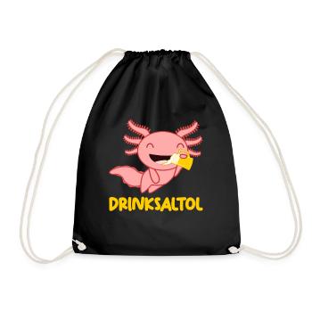 Axolotl Bière Axolotls - Sac de sport léger - noir - Devant