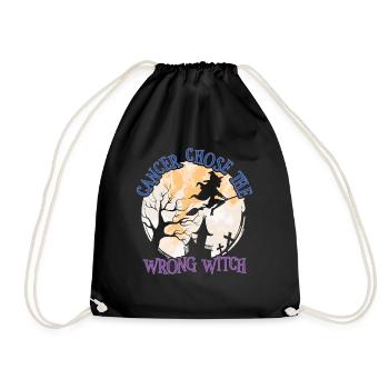 Cancer, Sorcière, Calendula, Cancer de la vessie - Sac de sport léger - noir - Devant