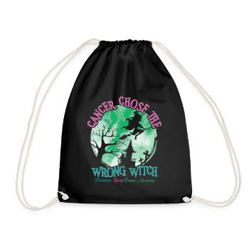 Cancer Sorcière Cancer du sein métastatique - Sac de sport léger - noir - Devant