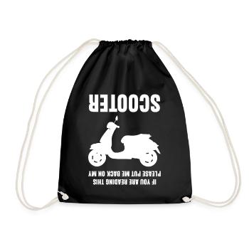 Scooter Blague Moto - Sac de sport léger - noir - Devant