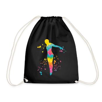 Plongeon, Saut artistique, Plongeon synchronisé - Sac de sport léger - noir - Devant