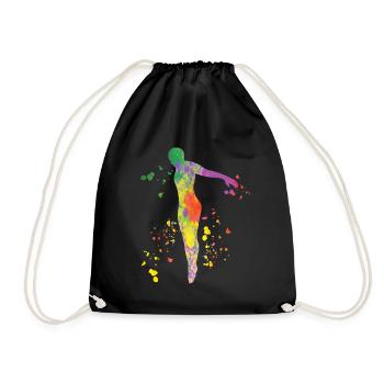 Plongeon, Saut artistique, Plongeon synchronisé - Sac de sport léger - noir - Devant