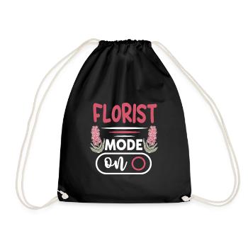 Designer floral Fleuriste Fleuriste Fleuriste - Sac de sport léger - noir - Devant