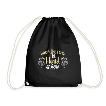 Designer floral Fleuriste Fleuriste Fleuriste - Sac de sport léger - noir - Devant