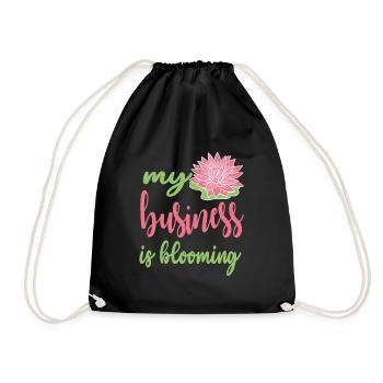 Designer floral Fleuriste Fleuriste Fleuriste - Sac de sport léger - noir - Devant