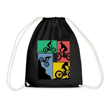 Fat Bike Blague Fatbike - Sac de sport léger - noir - Devant