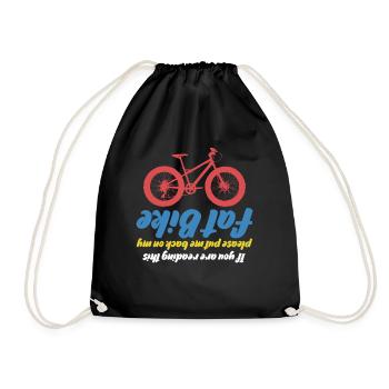 Fat Bike Blague Gros pneus Vélo Fatbike - Sac de sport léger - noir - Devant
