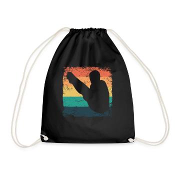 Plongeon, Saut artistique, Plongeon synchronisé - Sac de sport léger - noir - Devant