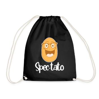 Potato Glasses Spectacles Opticals - Turnbeutel - Schwarz - Vorne