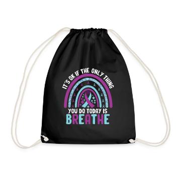 Suicide Prevention Awareness - Drawstring Bag - black - Front