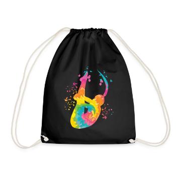 Plongeon, Saut artistique, Plongeon synchronisé - Sac de sport léger - noir - Devant
