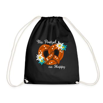 Bretzel Bretzels de Bavière - Sac de sport léger - noir - Devant