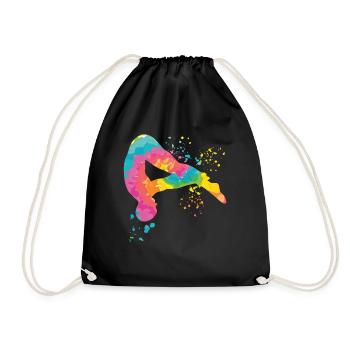 Plongeon, Plongeon synchronisé, Saut artistique - Sac de sport léger - noir - Devant