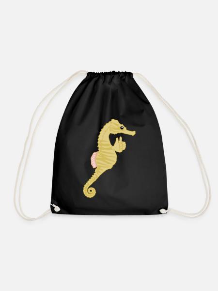 Hippocampe Pouces Hippocampes - Sac de sport léger - noir