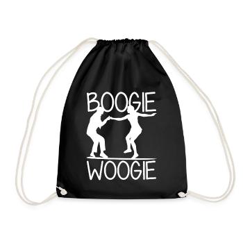 Boogie Woogie Dance Dancing Swing - Turnbeutel - Schwarz - Vorne