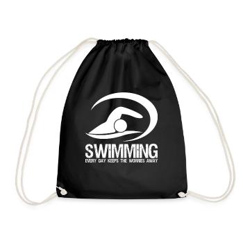Piscine Triathlon Nageur - Sac de sport léger - noir - Devant
