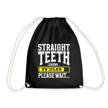 Orthodontist Orthodontic Dental - Drawstring Bag - black - Front