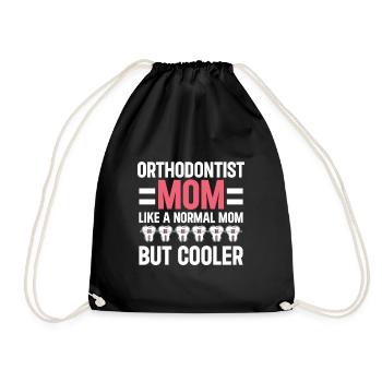 Orthodontist Orthodontic Dental - Drawstring Bag - black - Front