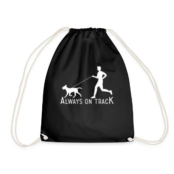 Mantrailer Mantrailing - Drawstring Bag - black - Front