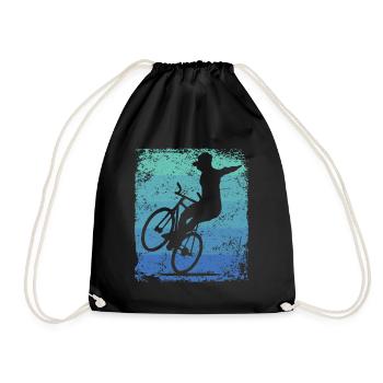 Artistic Cycling Artistic Cyclist - Drawstring Bag - black - Front