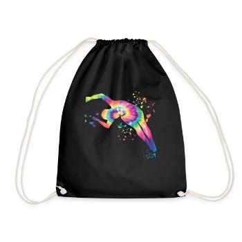 Plongeon, Plongeon synchronisé, Saut artistique - Sac de sport léger - noir - Devant